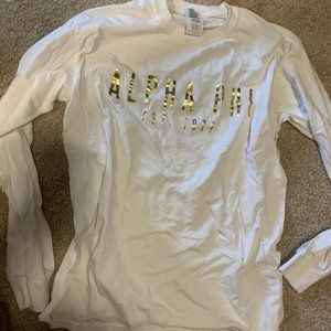 Alpha phi long sleeve top